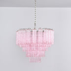 Luxury Murano Rosa Tube Chandelier product image