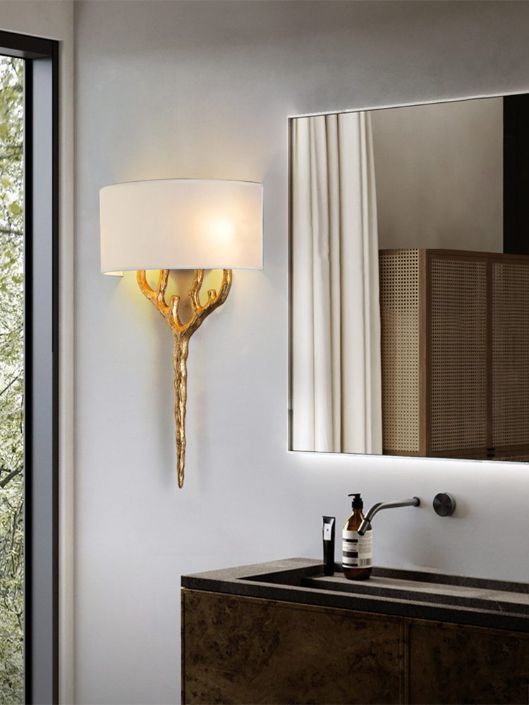 Lucky Branch Tree Wall Lamp material and finish detail