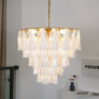 Lunara Murano Petal Glass Chandelier product image