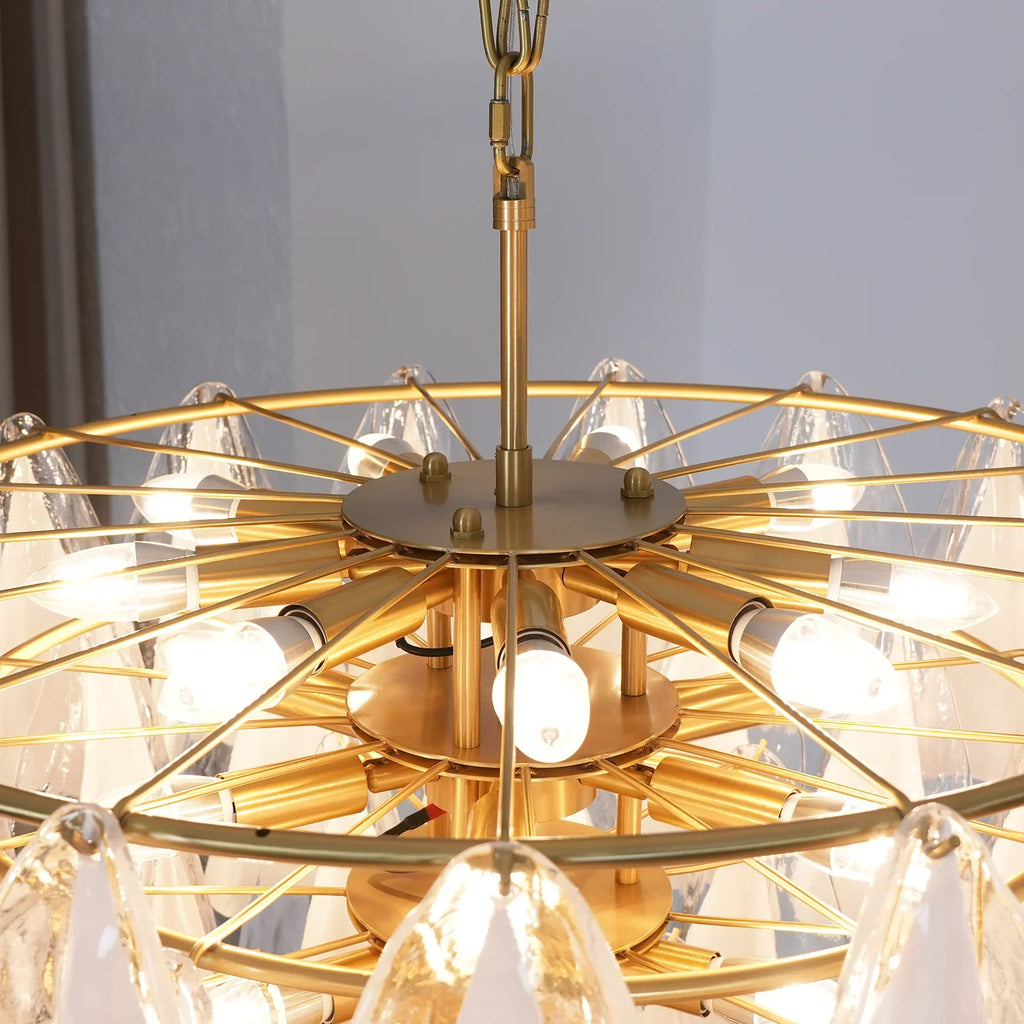 Lunara Murano Petal Glass Chandelier product image
