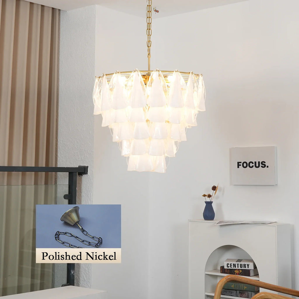 Lunara Murano Petal Glass Chandelier product image