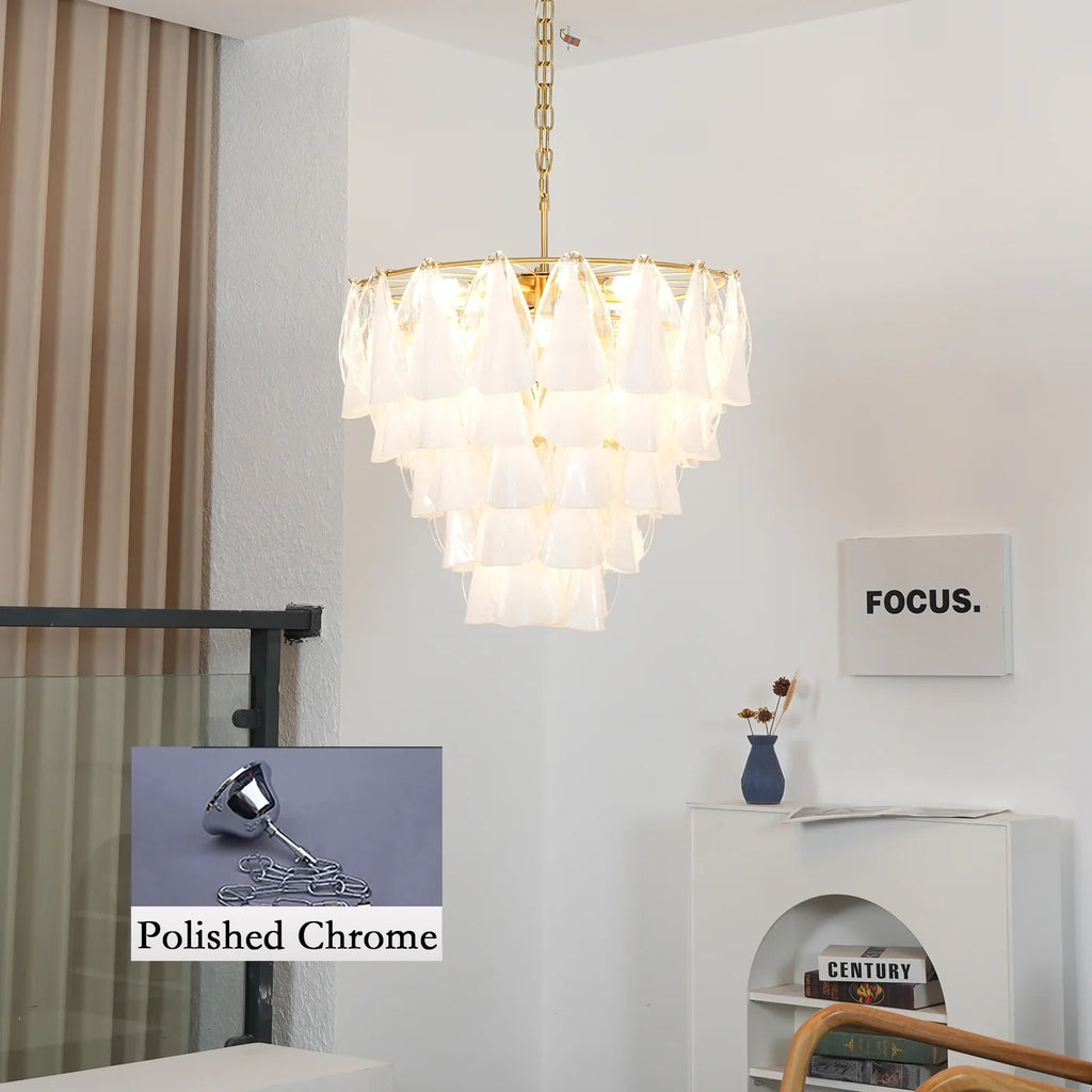 Lunara Murano Petal Glass Chandelier product image