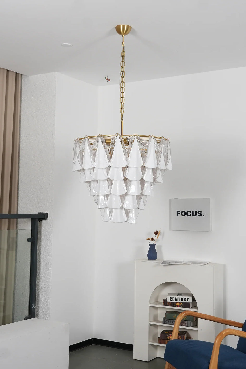 Lunara Murano Petal Glass Chandelier product image