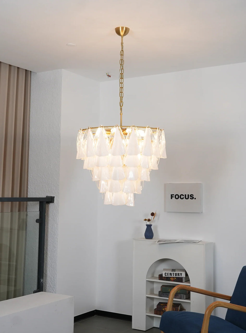 Lunara Murano Petal Glass Chandelier product image