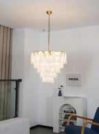 Lunara Murano Petal Glass Chandelier product image
