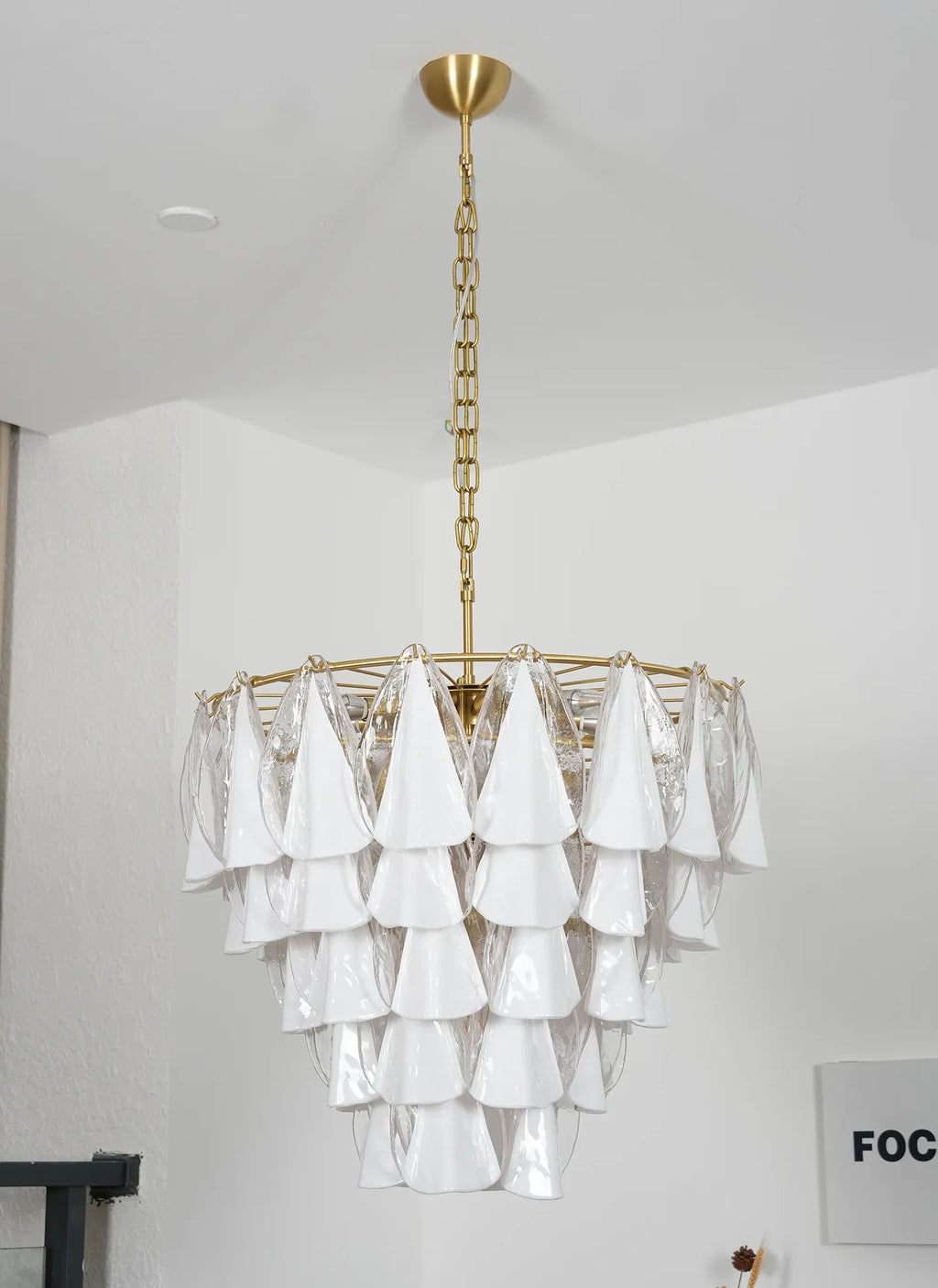 Lunara Murano Petal Glass Chandelier product image