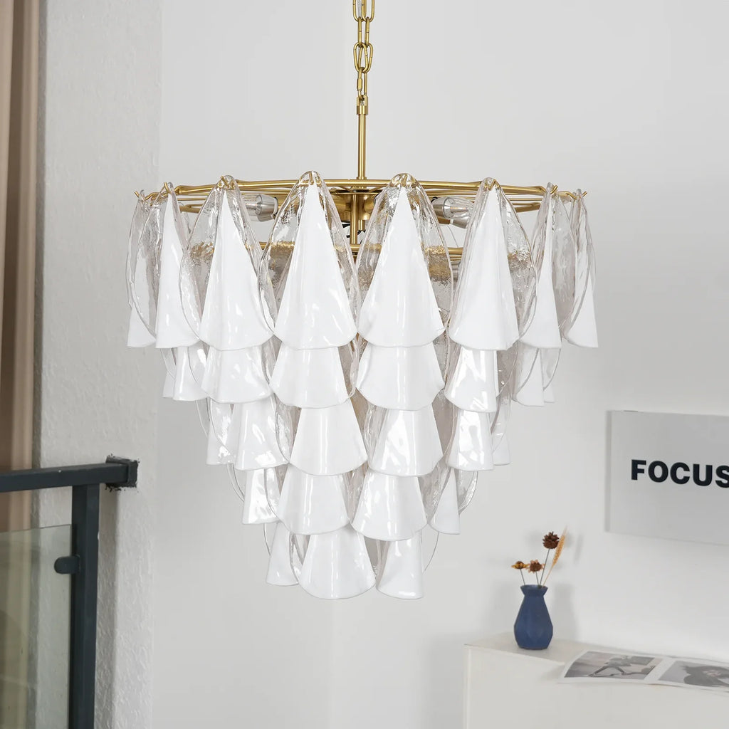 Lunara Murano Petal Glass Chandelier product image