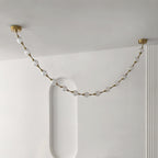 Strand Necklace Chandelier lighting by Bling Lighting Studio