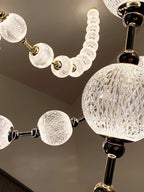 Strand Necklace Chandelier lighting by Bling Lighting Studio