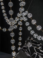 Strand Necklace Chandelier lighting by Bling Lighting Studio