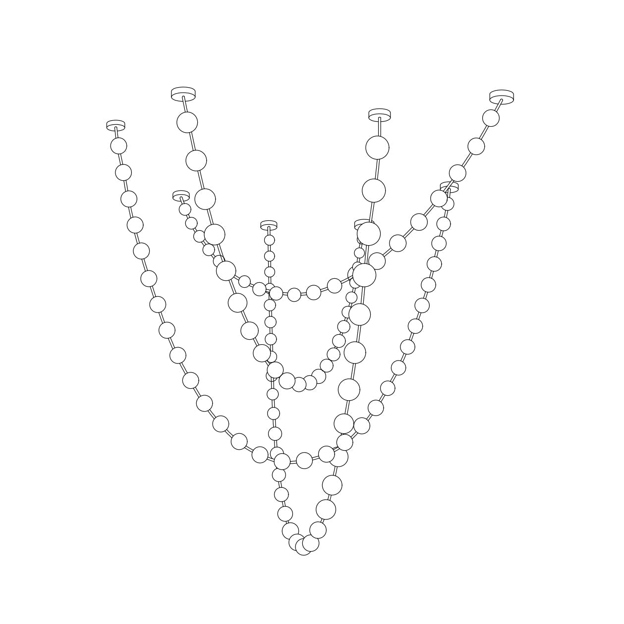 Strand Necklace Chandelier lighting by Bling Lighting Studio