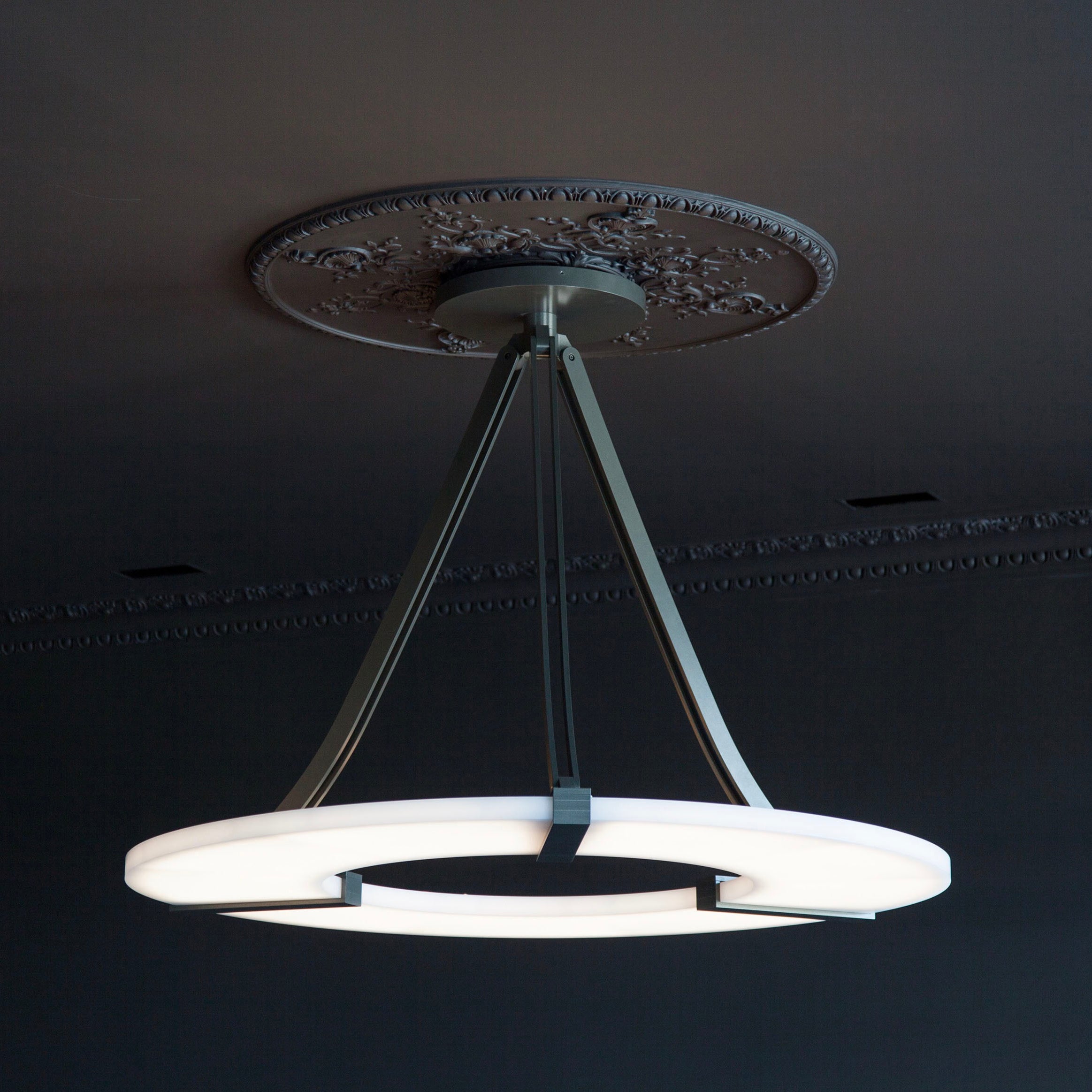 Luxembourg Alabaster Chandelier by Bling Lighting Studio