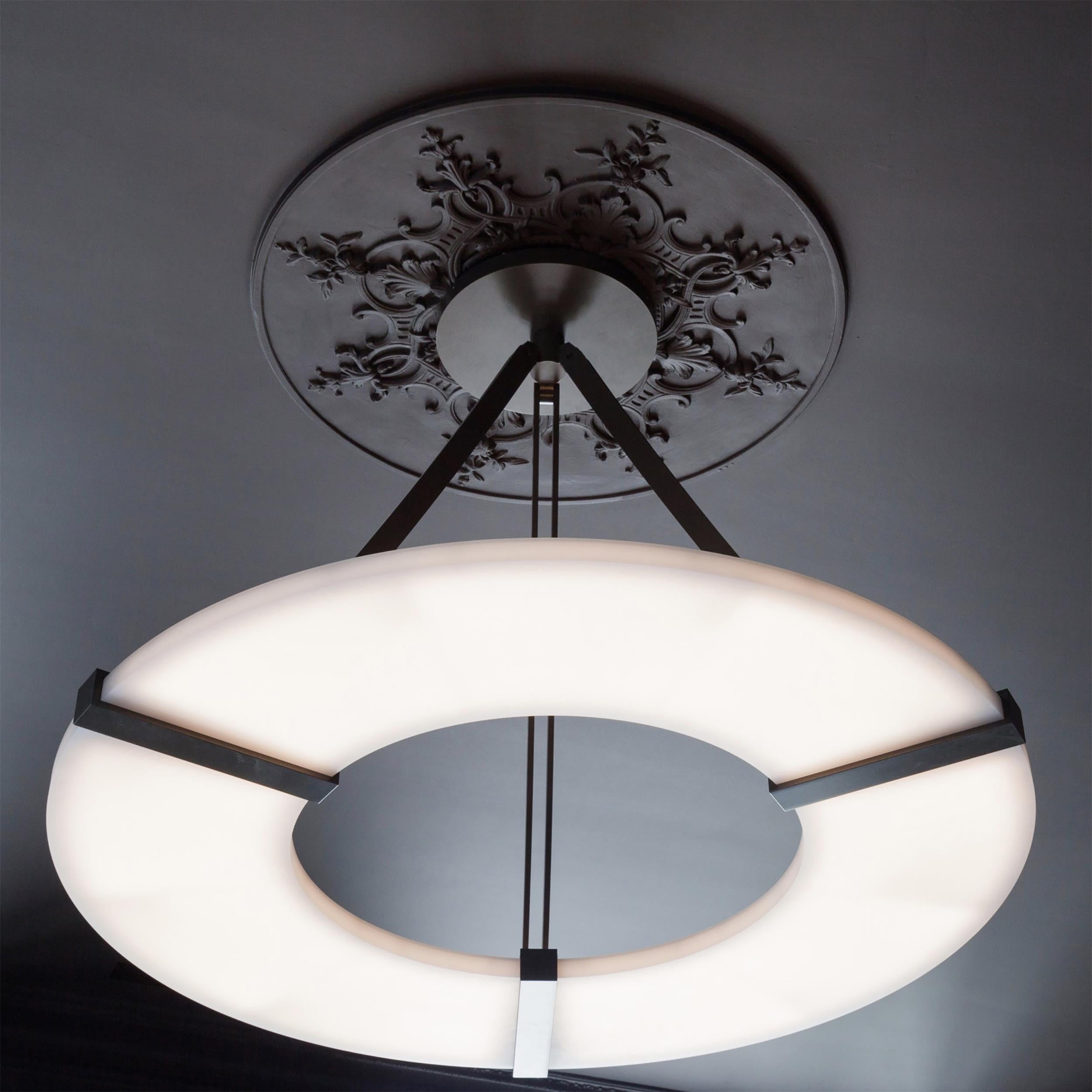 Luxembourg Alabaster Chandelier by Bling Lighting Studio