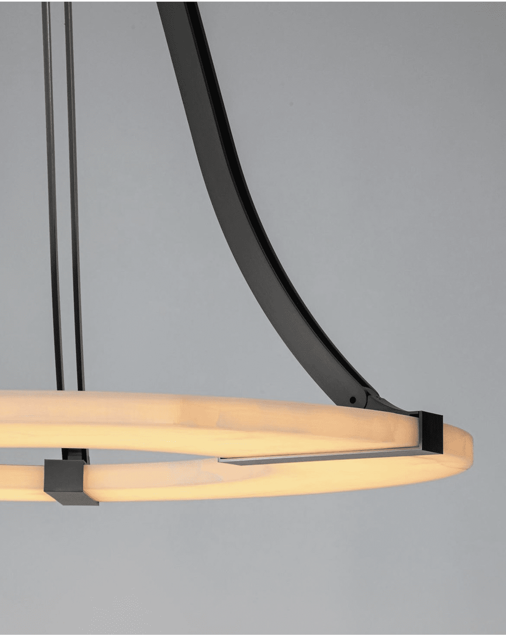Luxembourg Alabaster Chandelier by Bling Lighting Studio