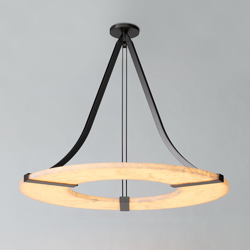 Luxembourg Alabaster Chandelier by Bling Lighting Studio