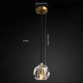 Luxury Faceted Crystal Cluster Chandelier