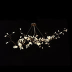 Selenite Crystal Blossom Branching Tree Chandelier by Bling Lighting Studio