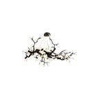 Selenite Crystal Blossom Branching Tree Chandelier by Bling Lighting Studio