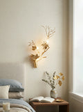 Mable Leaf Branch Wall Sconce detail view