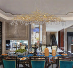 Madelena Crystal Droplet Branch Chandelier for Staircase product image