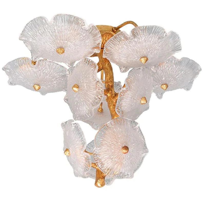 Modern Nenufar Luxury Branch Chandelier For Staircase by Bling Lighting Studio