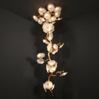 Modern Nenufar Branch Chandelier for Staircase by Bling Lighting Studio