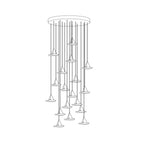 Manta Drift Chandelier