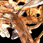 Maple Leaf Brass Branch Chandelier product image