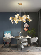Maple Leaf Brass Branch Chandelier product image