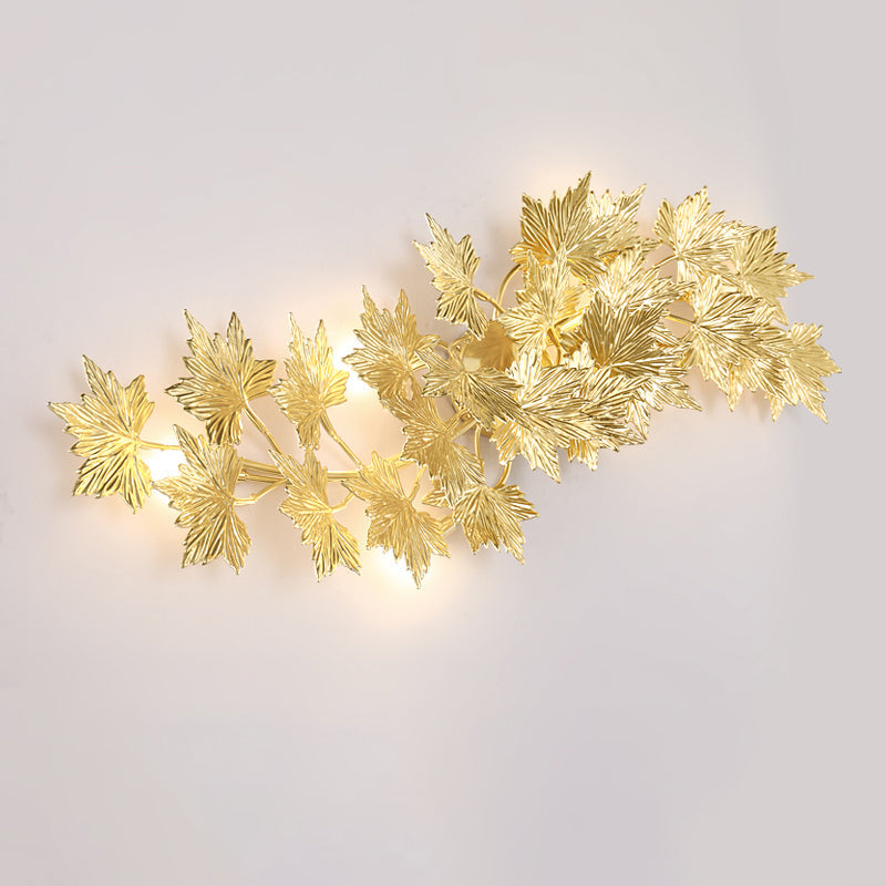 Maple Leaf Branch Wall Sconce product image