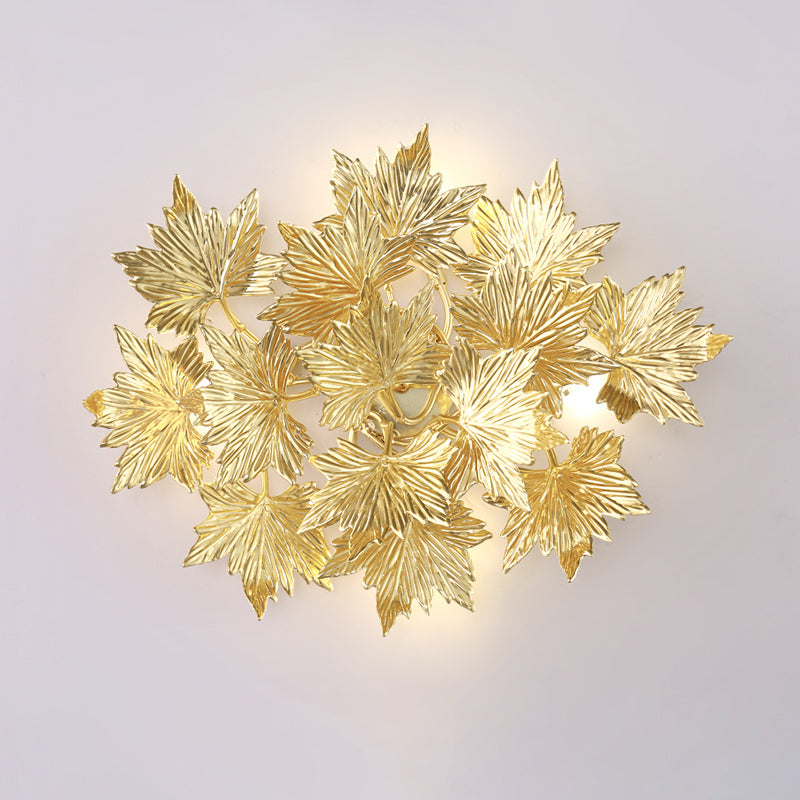 Maple Leaf Branch Wall Sconce product image