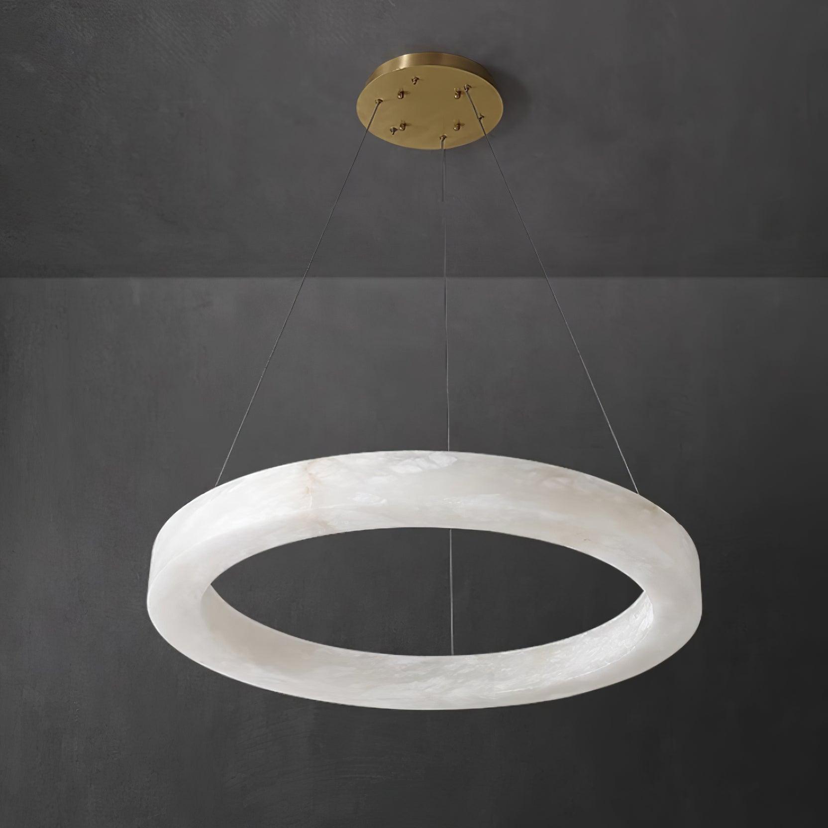 Marika Alabaster Chandelier by Bling Lighting Studio