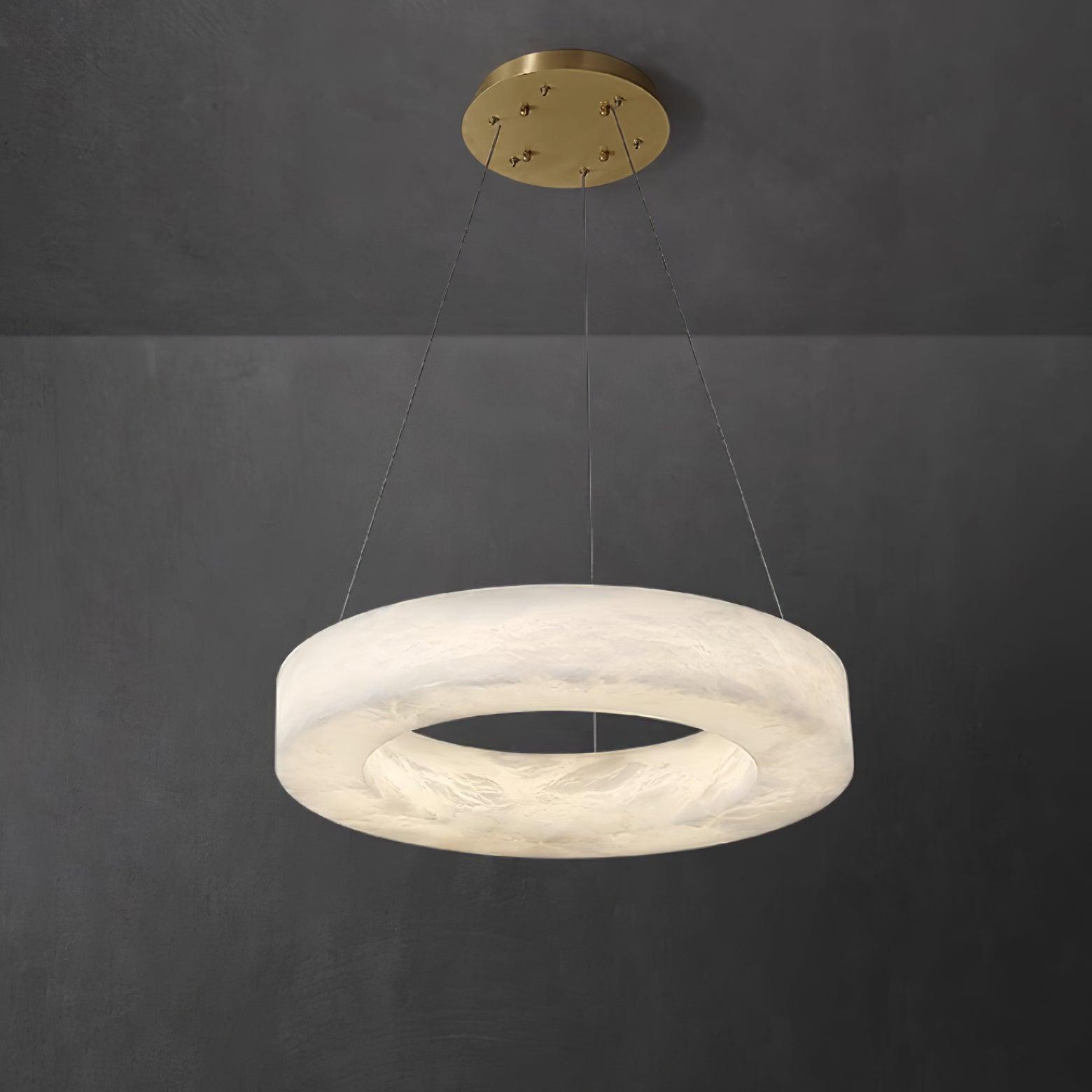 Marika Alabaster Chandelier by Bling Lighting Studio