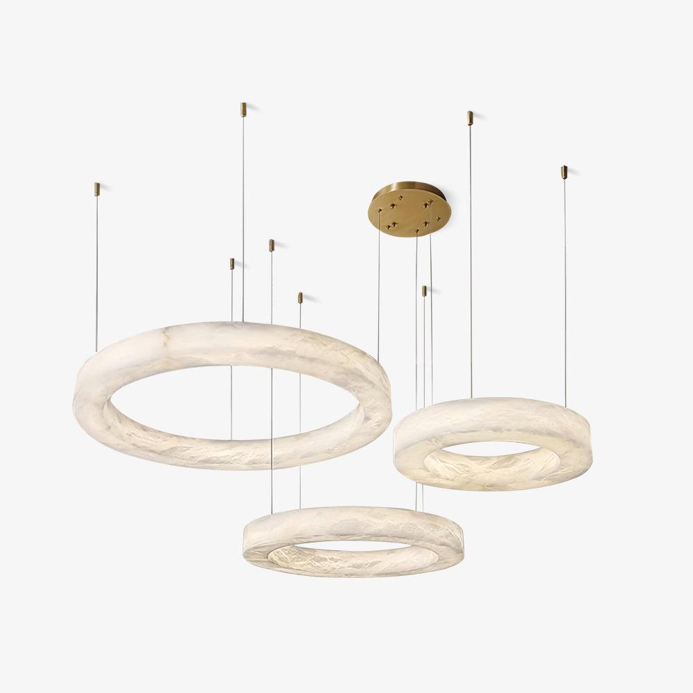 Marika Alabaster Chandelier by Bling Lighting Studio