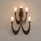 Metropolis Grand Alabaster Sconce by Bling Lighting Studio