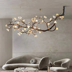 Wanos Crystal Flower Branch Chandelier for Staircase by Bling Lighting Studio