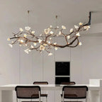 Wanos Crystal Flower Tree Branch Chandelier by Bling Lighting Studio