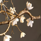 Wanos Crystal Flower Tree Branch Chandelier by Bling Lighting Studio