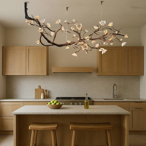 Wanos Crystal Flower Tree Branch Chandelier by Bling Lighting Studio