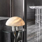 Mira Alabaster Mushroom Table Lamp