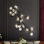 Plum Blossoms Branch Wall Lamp detail view
