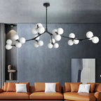 Lio Globe Tree Branch Chandelier for Staircase by Bling Lighting Studio