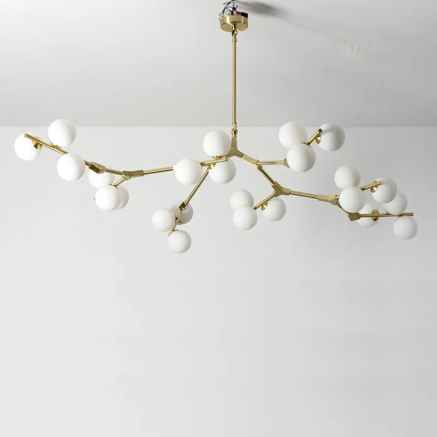 Lio Globe Tree Branch Chandelier by Bling Lighting Studio
