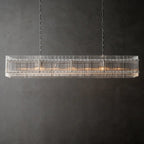 Modern Rectangular Linear Chandelier