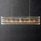 Modern Rectangular Linear Chandelier