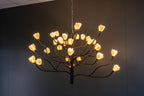 Mokuren Branch Chandelier detail view