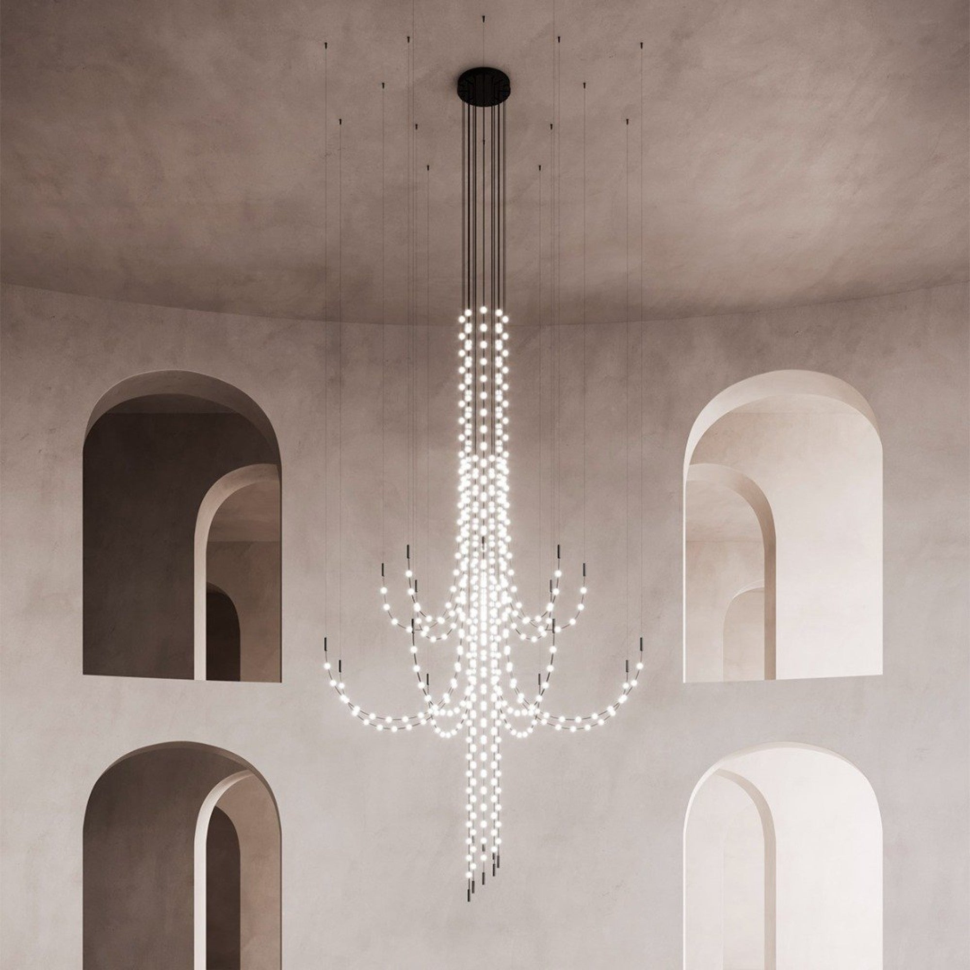 Multidot Chandelier
