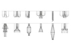 Multidot Chandelier