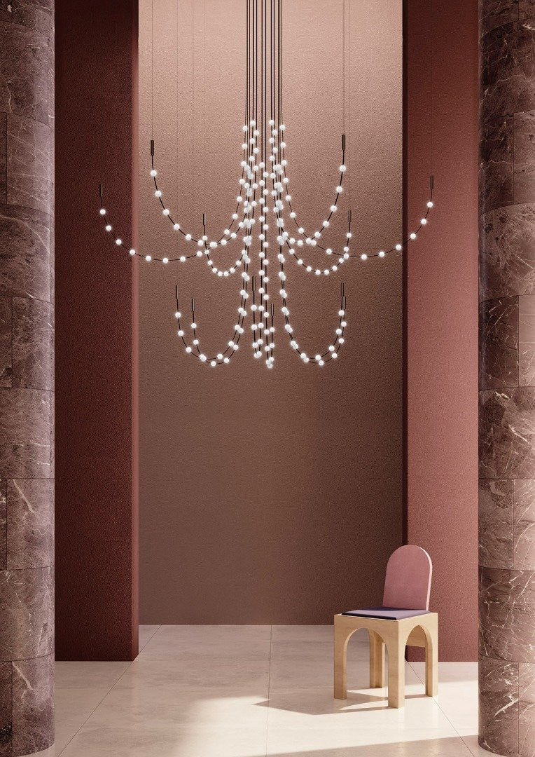 Minimalist Multiple Light Point Chandelier product image