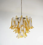 Vintage Caramels Glass Murano Petals Chandelier product image